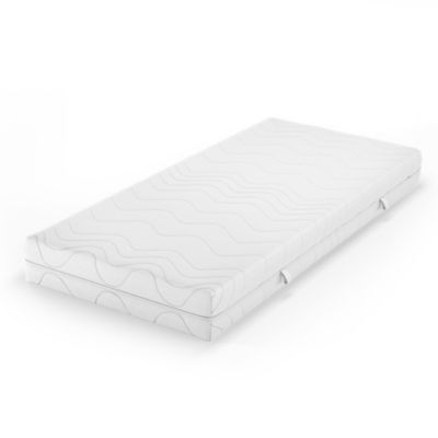 Vitalispa Matelas en mousse froide Blanc 100x200cm 20 cm de hauteur