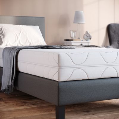 Vitalispa Matelas en mousse froide Blanc 100x200cm 20 cm de hauteur