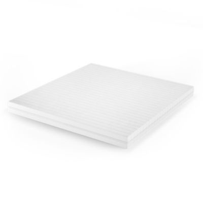 Vitalispa Matelas en mousse froide Blanc 160x200cm H3 degré de dureté, 7 zones