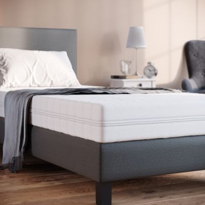 Vitalispa Matelas en mousse froide Blanc 80x200cm H3 degré de dureté, 7 zones