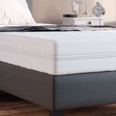 Vitalispa Matelas en mousse froide Blanc 80x200cm H3 degré de dureté, 7 zones