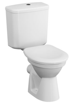 Vitra  Normus Pack WC à poser avec abattant frein de chute et réservoir, Blanc (9780-003-7210)
