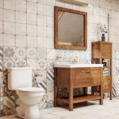 Vitra  Normus Pack WC à poser avec abattant frein de chute et réservoir, Blanc (9780-003-7210)