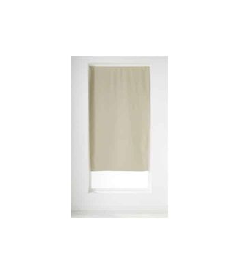Vitrage occultant uni écru - 60x120cm - Ecru