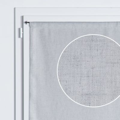 Vitrage tamisant Gabin coloris blanc L.120 x l.70 cm