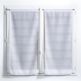 Vitrage tamisant Gorham coloris blanc l.70 x H.190 cm