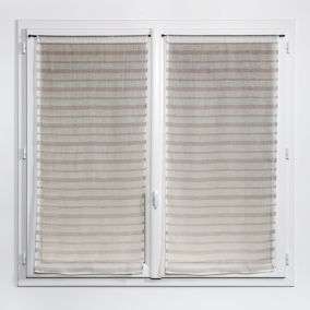Vitrage tamisant Marius coloris blanc l.60 x H.160 cm