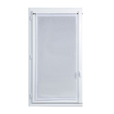 Vitrage tamisant Yena coloris blanc H.190 x l.90cm