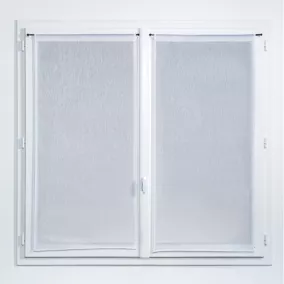 Vitrage Yena blanc transparent L.9 x l.190 cm