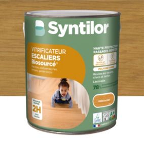 Vitrificateur escaliers Biosourcé Syntilor effet chêne satiné 2,5L