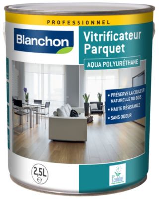 Vitrificateur parquet professionnel Aqua Blanchon incolore mat 2,5L