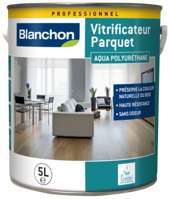 Vitrificateur parquet professionnel Aqua Blanchon incolore mat 5L