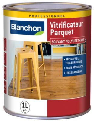 Vitrificateur parquet professionnel solvant Blanchon incolore mat 1L