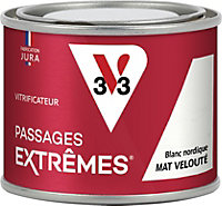 Vitrificateur passages extrêmes V33 mat velouté blanc nordique 125ml