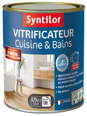 vitrificateur syntilor cuisine et bains incolore satine 0 75l castorama