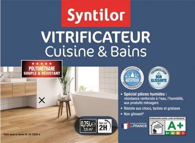 vitrificateur syntilor cuisine et bains incolore satine 0 75l castorama
