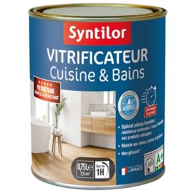 Vitrificateur Syntilor cuisine et bains incolore satiné 0,75L