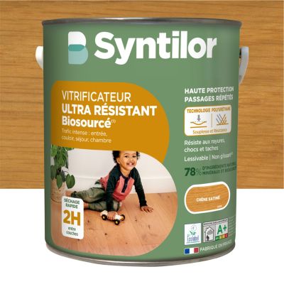 Vitrificateur Syntilor ultra résistant Biosourcé effet chêne ciré 5L