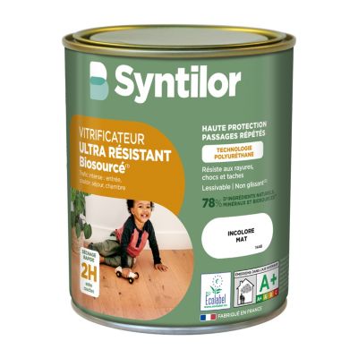 Vitrificateur Syntilor ultra résistant Biosourcé incolore mat 0,75L