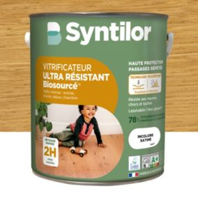 Vitrificateur Syntilor ultra résistant Biosourcé incolore satiné 5L