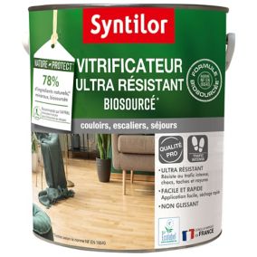 Vitrificateur Syntilor ultra résistant biosourcé Nature Protect incolore satiné 5L