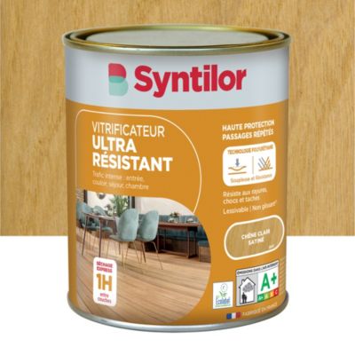 Vitrificateur ultra résistant Syntilor chêne clair satiné 0,75L