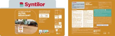 Vitrificateur Ultra Résistant Syntilor chêne moyen satiné 5L