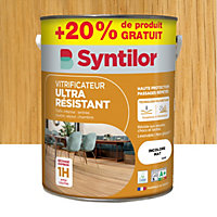 Vitrificateur ultra résistant Syntilor incolore mat 5L + 20% gratuit