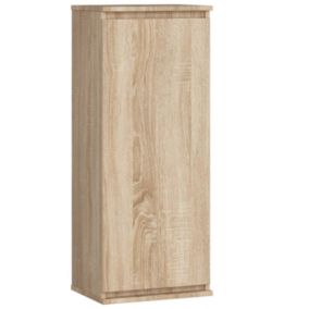 Vitrine armoire AKORD W40 Chêne Sonoma 40 cm 1 porte façade Chêne Sonoma 3 étagères 40x30x99 cm