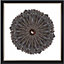 Vitrine décorative Plumes grises L.60 x l.60 cm
