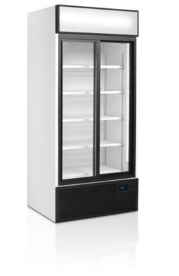 Vitrine réfrigérée 2 portes avec caisson - TEFCOLD
