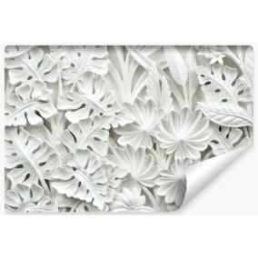 Vlieseline Papier Peint Photo FEUILLES Tropicales Plantes Nature 3D Pour Salon 460cm x 300cm