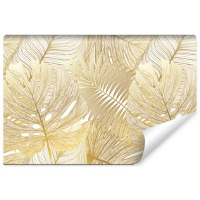 Vlieseline Papier Peint Photo FEUILLES Tropicales Plantes Nature Pour Salon 180cm x 120cm