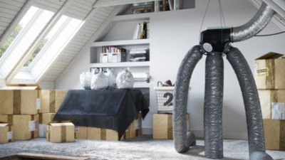 VMC simple flux auto-réglable Sauter Agalina extra plat