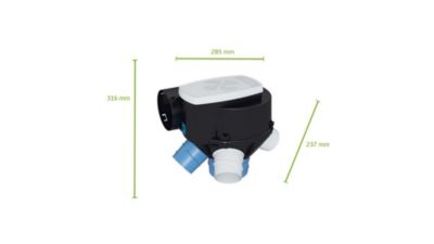 VMC simple flux auto-réglable Sauter Agalina extra plat