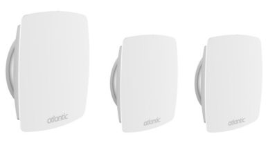 VMC simple flux autoréglable AUTOCOSY avec 3 bouches LINE - 4 sorties diam : 80mm + 1 sortie diam : 125mm