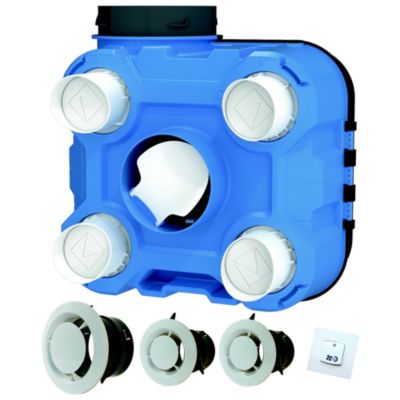 Vmc simple flux autoréglable avec détection d’humidité Autogyre Calibri Perf