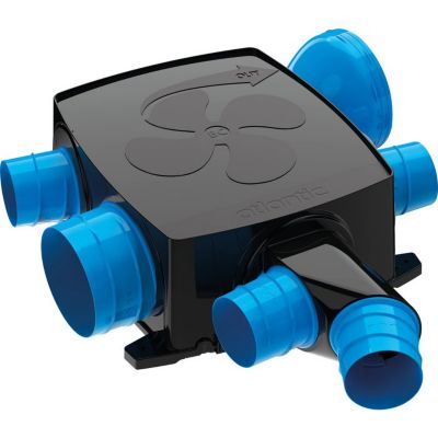 VMC simple flux hygroréglable Hygrocosy Flex Atlantic Climatisation - 230 V - 48 dB - Jusqu'à 4 sanitaires