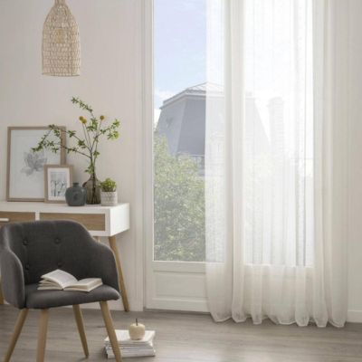 Voilage "Anissa" - beige - 140x260 cm - Atmosphera