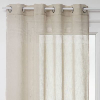 Voilage - beige - 140x240 cm - Atmosphera