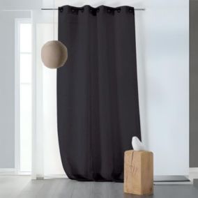 Voilage chic non feu M1 (140x260 cm - Noir)