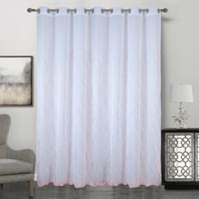 Voilage classique grande largeur (300x260 cm - Rose Clair)