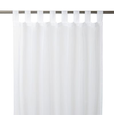 Voilage d'intérieur blanc L.260 x l.140 cm