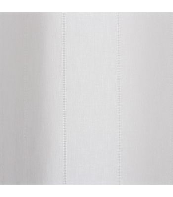 Voilage effet lin 140x240cm "Elena" - 140x240cm - Blanc