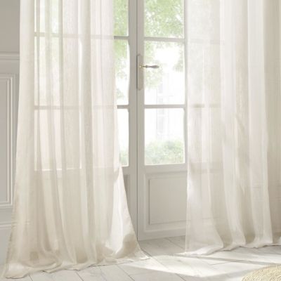 Voilage Elsa - ivoire - 140x240 cm - Atmosphera