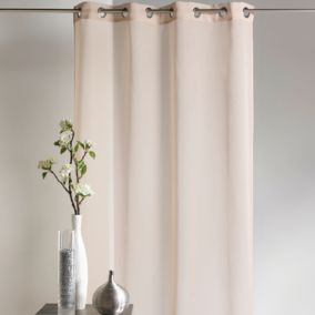 Voilage en Etamine unie (140x250 cm - Taupe)