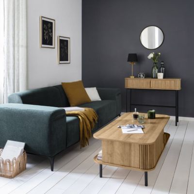 Voilage "Fred" en métal 140x240cm blanc - Atmosphera
