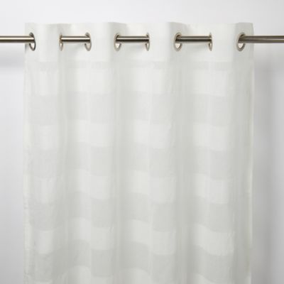 Voilage GoodHome Bahna coloris naturel l.140 x h.260 cm
