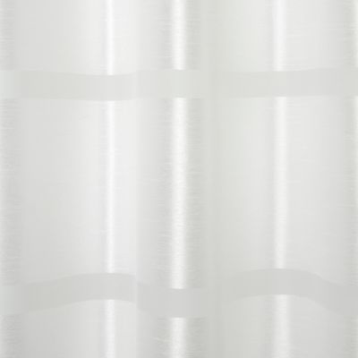 Voilage GoodHome Dokkle blanc l.140 x H.300 cm