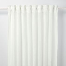 Voilage GoodHome Fola blanc 140 x 260 cm